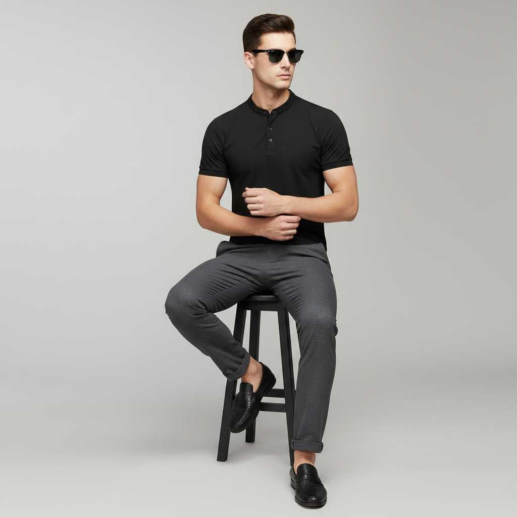 Men's Casual Polo Shirt | Stylish Cotton Blend Polo Shirts