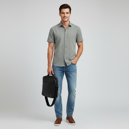 Men's Casual Summer Shirt | Elegant Loose Fit Blouse
