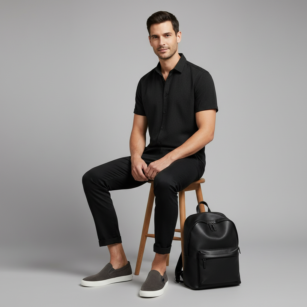 Men's Casual Summer Shirt | Elegant Loose Fit Blouse