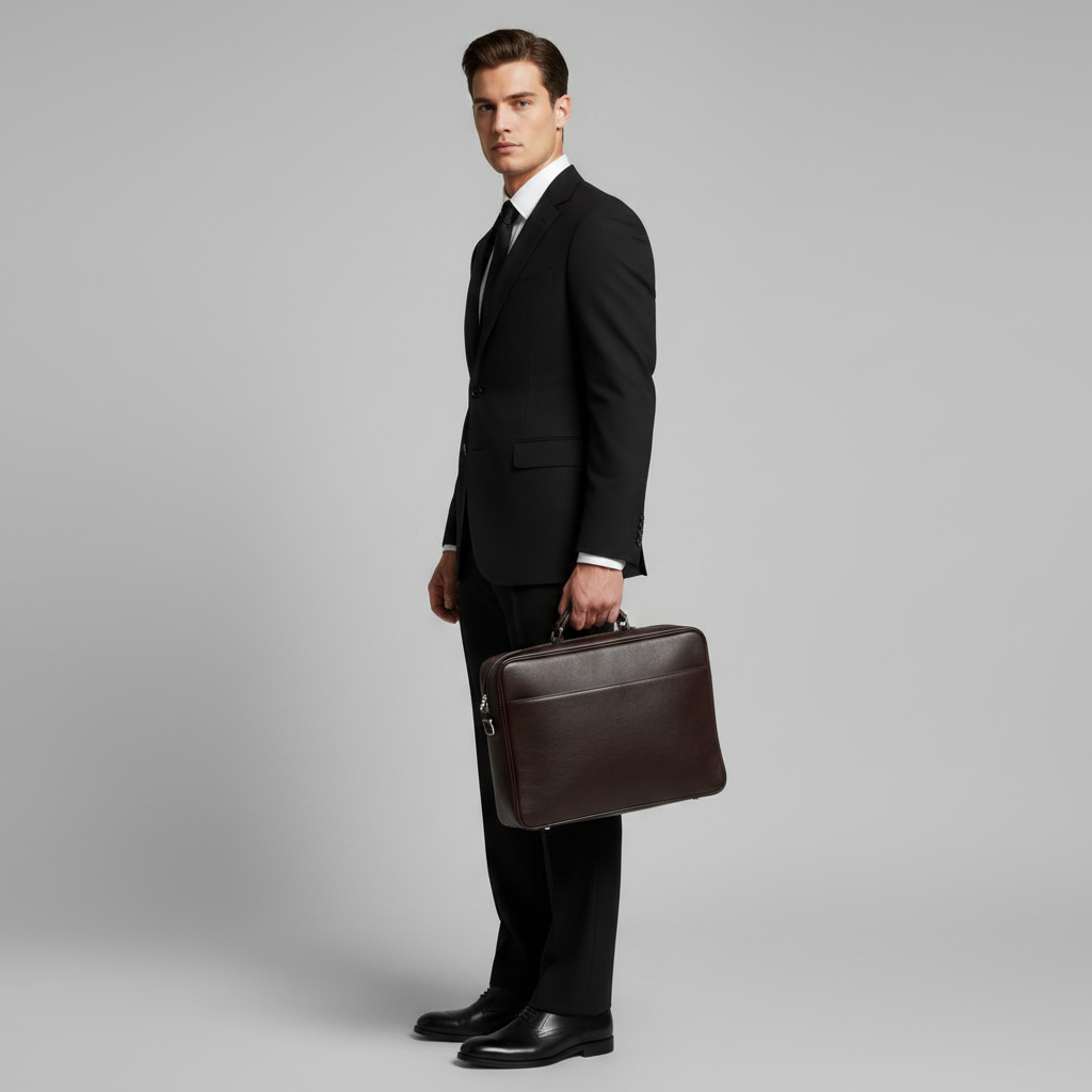 Men's Straight Fit Pleated Trousers | Formal Pants