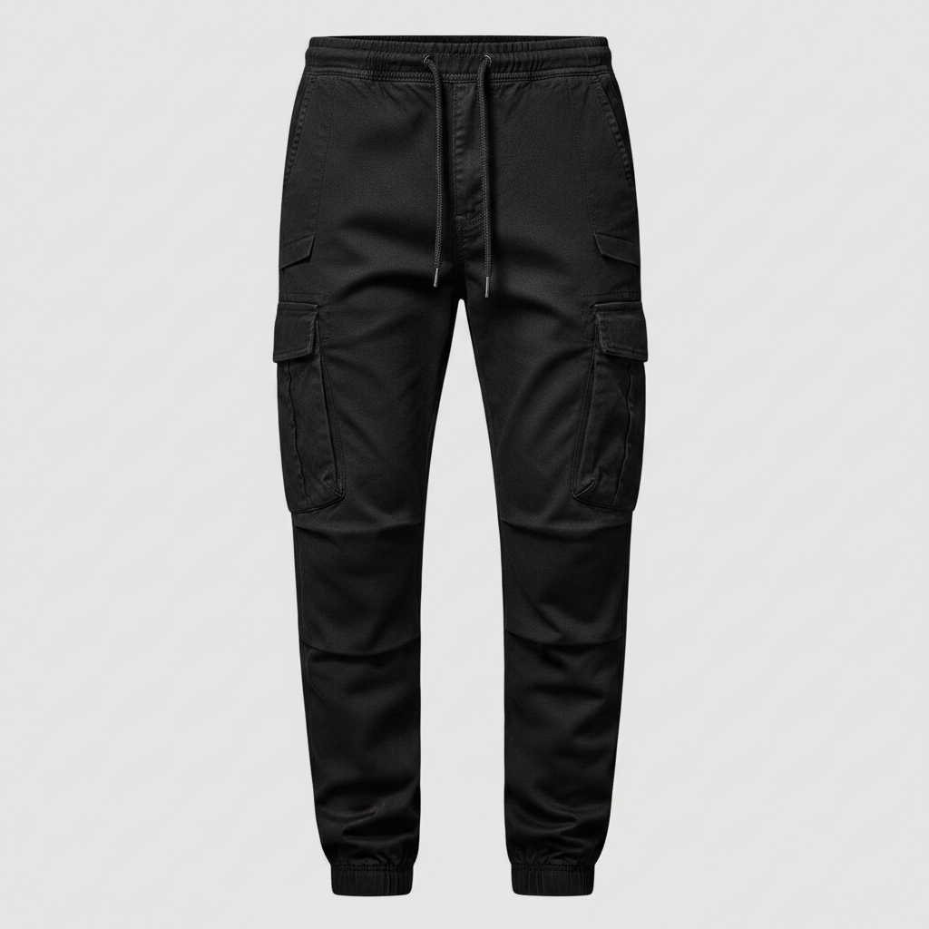 Men's Tactical Cargo Pants | Durable Black Cargo Trousers