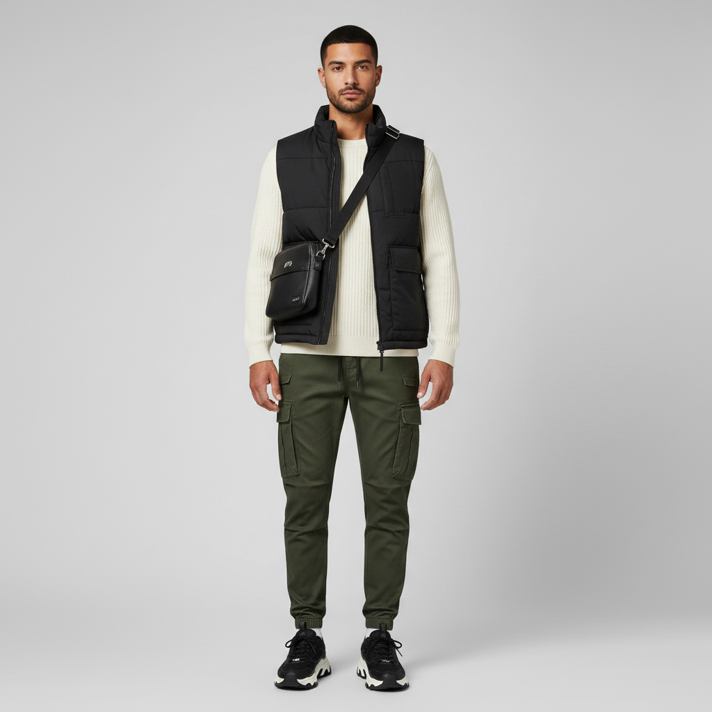 Men's Tactical Cargo Pants | Durable Black Cargo Trousers