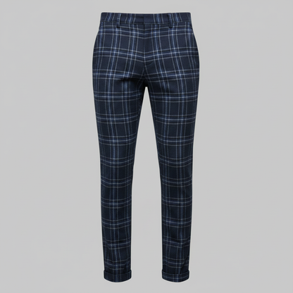 Sasha Checked Chino Pants | Men's Casual Pants