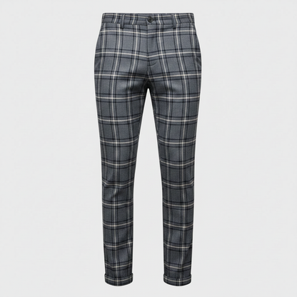 Sasha Checked Chino Pants | Men's Casual Pants