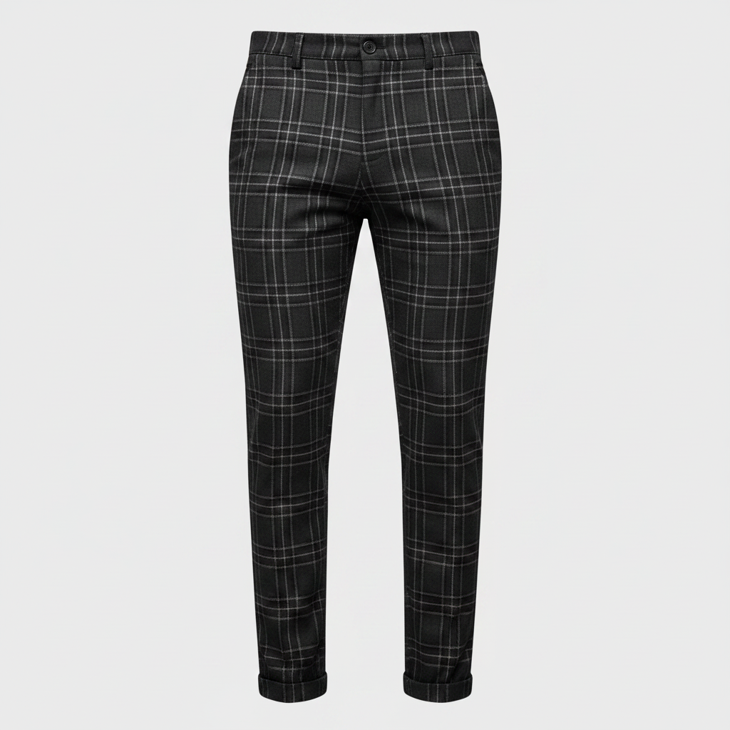 Sasha Checked Chino Pants | Men's Casual Pants