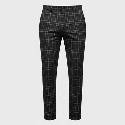 Sasha Checked Chino Pants | Men's Casual Pants