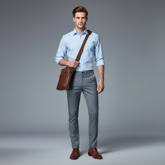 Saul | Men's Slim Fit Chinos Trousers for Casual Elegance