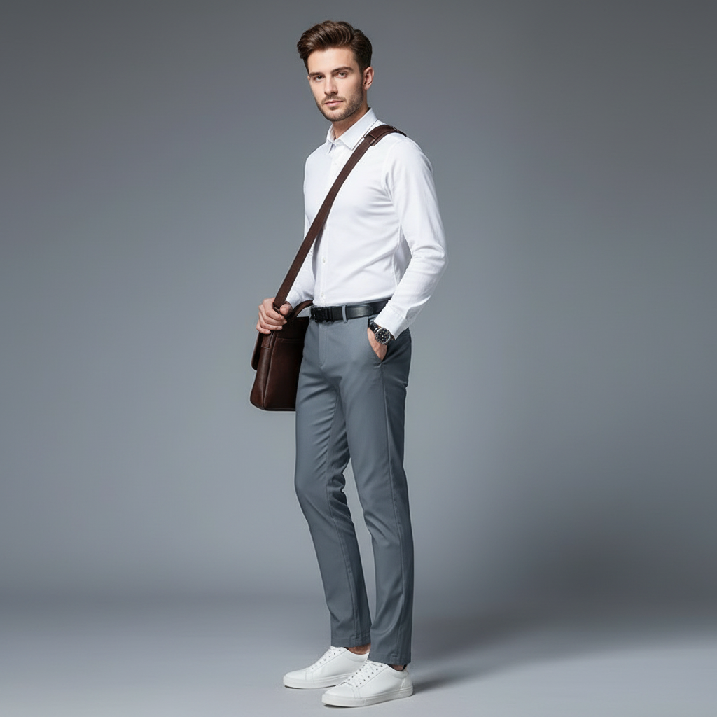 Saul | Men's Slim Fit Chinos Trousers for Casual Elegance
