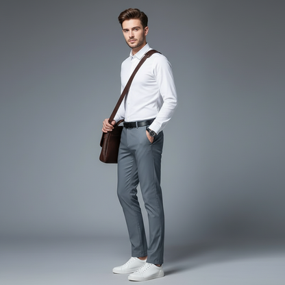 Saul | Men's Slim Fit Chinos Trousers for Casual Elegance