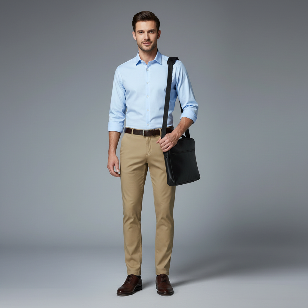 Saul | Men's Slim Fit Chinos Trousers for Casual Elegance